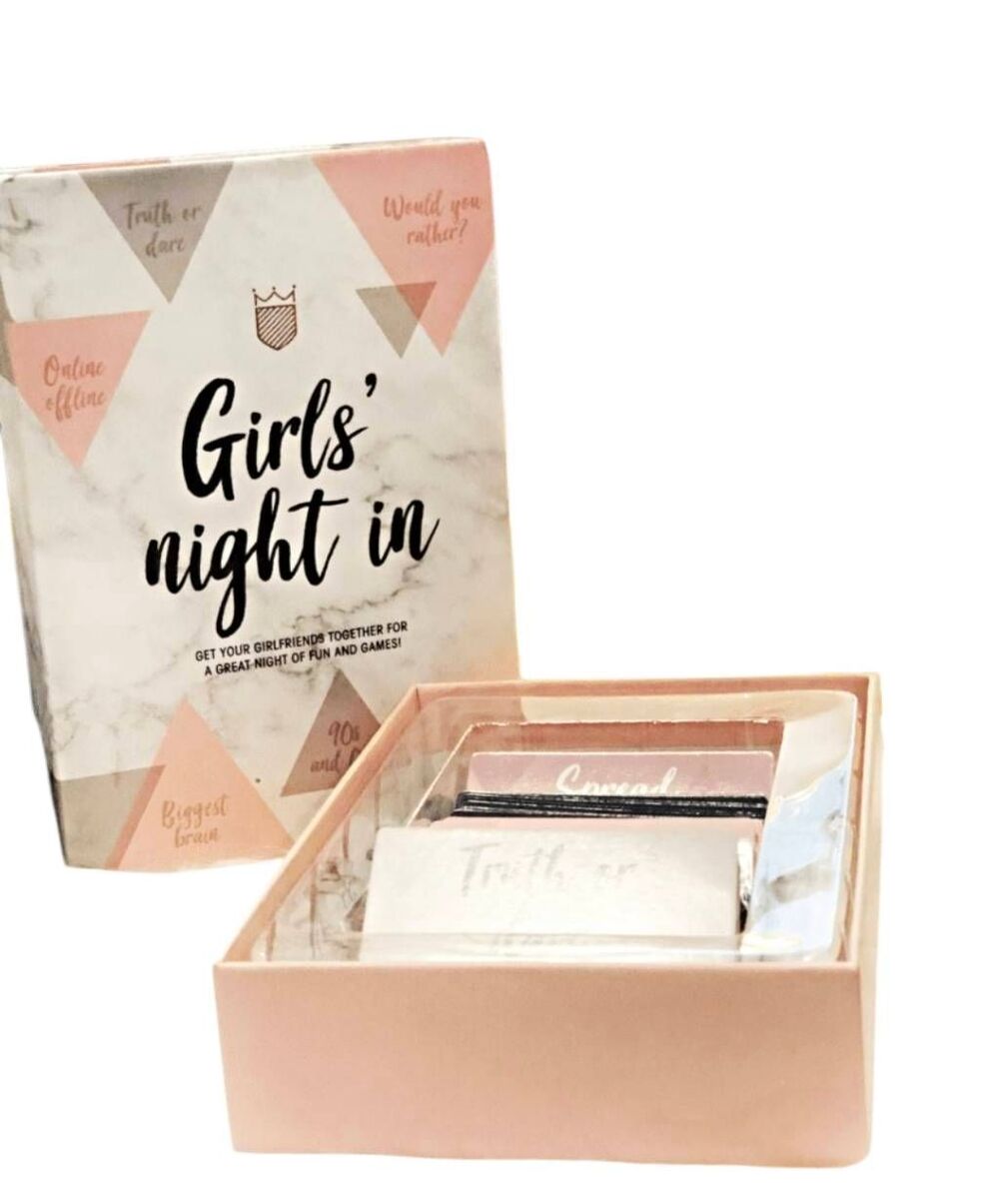 Girl's Night In Card Game EUC USED